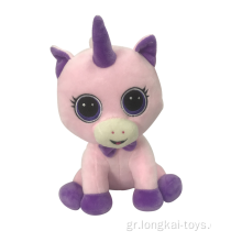 Beanie Boo Unicorn Βελούδινο Ροζ